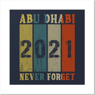 Abu Dhabi 2021 Never Forget Posters and Art